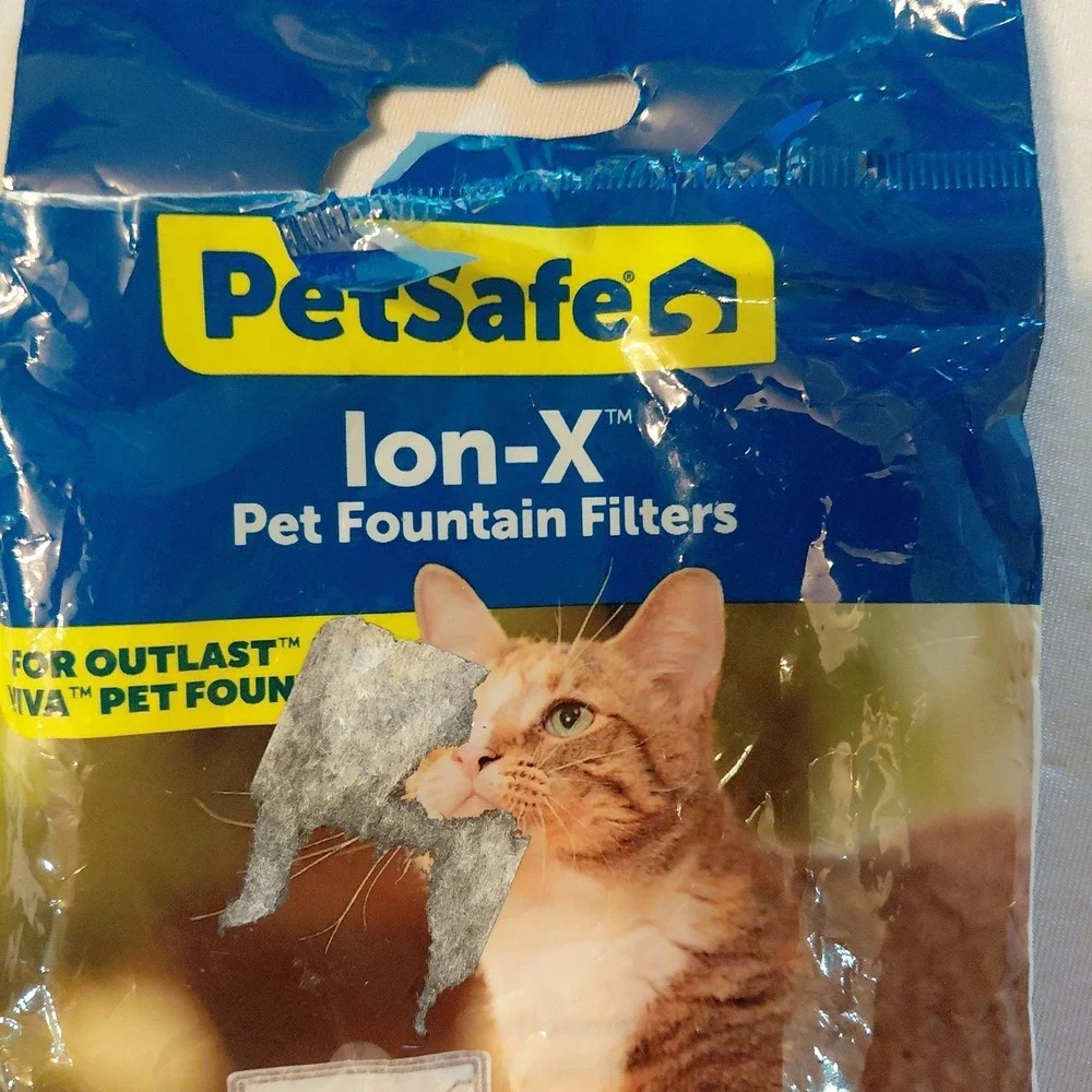 Petsafe Ion-X Pet Fountain Filters 4pk New Opened Package